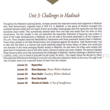 Weekend Learning Islamic Studies Workbook: Level 8 (Revised and Enlarged Edition)