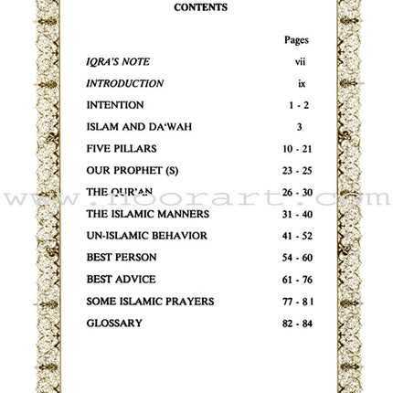 Teachings of Our Prophet