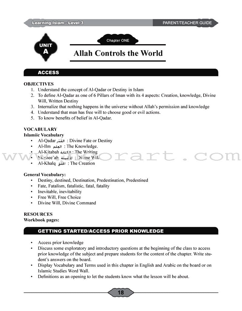 Learning Islam Teacher Guide: Level 3