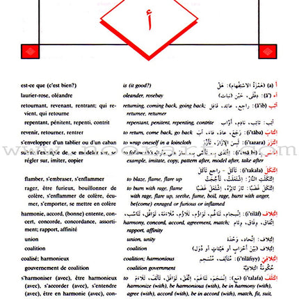 Al-Mawrid Trilingual Dictionary English-Arabic-French