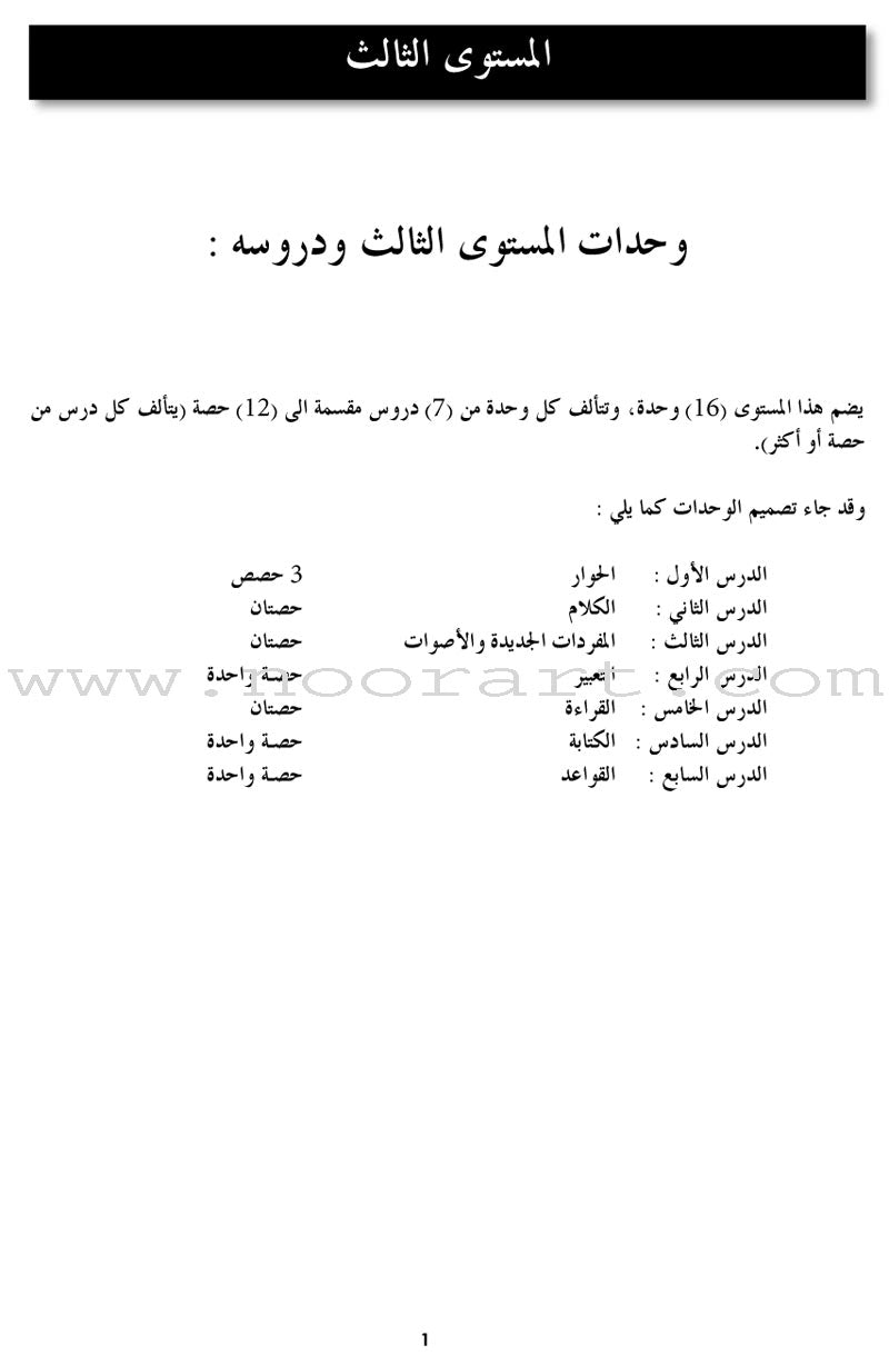 I Learn Arabic Simplified Curriculum Teacher Case: Level 3
