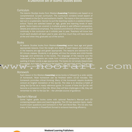 Weekend Learning Islamic Studies: Level 8 (Revised and Enlarged Edition)