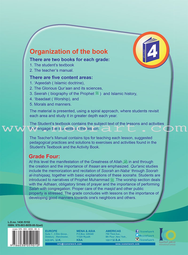 ICO Islamic Studies Textbook: Grade 4 (Light Version)