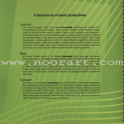 Weekend Learning Islamic Studies: Teacher Guide Level 9 (With USB)