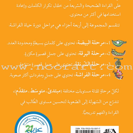 Reading Growth Series - The Cocoon Stage: Level 3 (6 Books) سلسلة نموّ القراءة - مرحلة الشرنقة