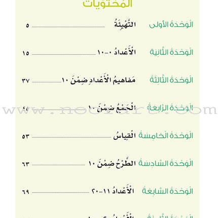 Sanabel Math: Level KG2 سنابل الرياضيات تمهيدي