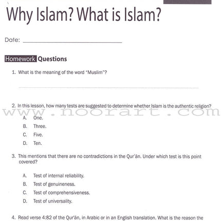 Weekend Learning Islamic Studies Workbook: Level 7 (Revised and Enlarged Edition)