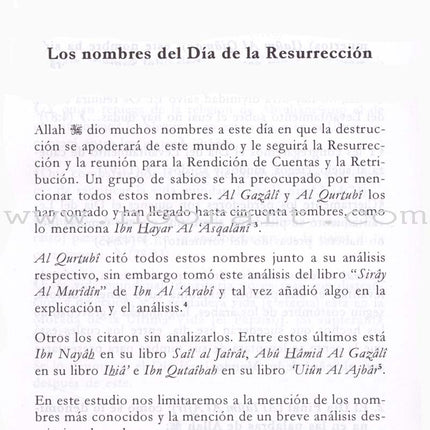 El Dia de la Resurreccion-The Day of Resurrection