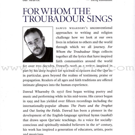 For Whom the Troubadour Sings
