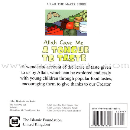 Allah Gave Me A Tongue to Taste