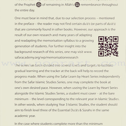 Essential Du'a's & Surahs: Book 1 (South Asian Script)