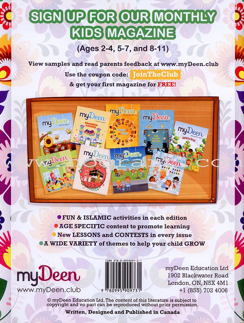 MyDeen Islamic Activity Book 1 (5–7 Years)