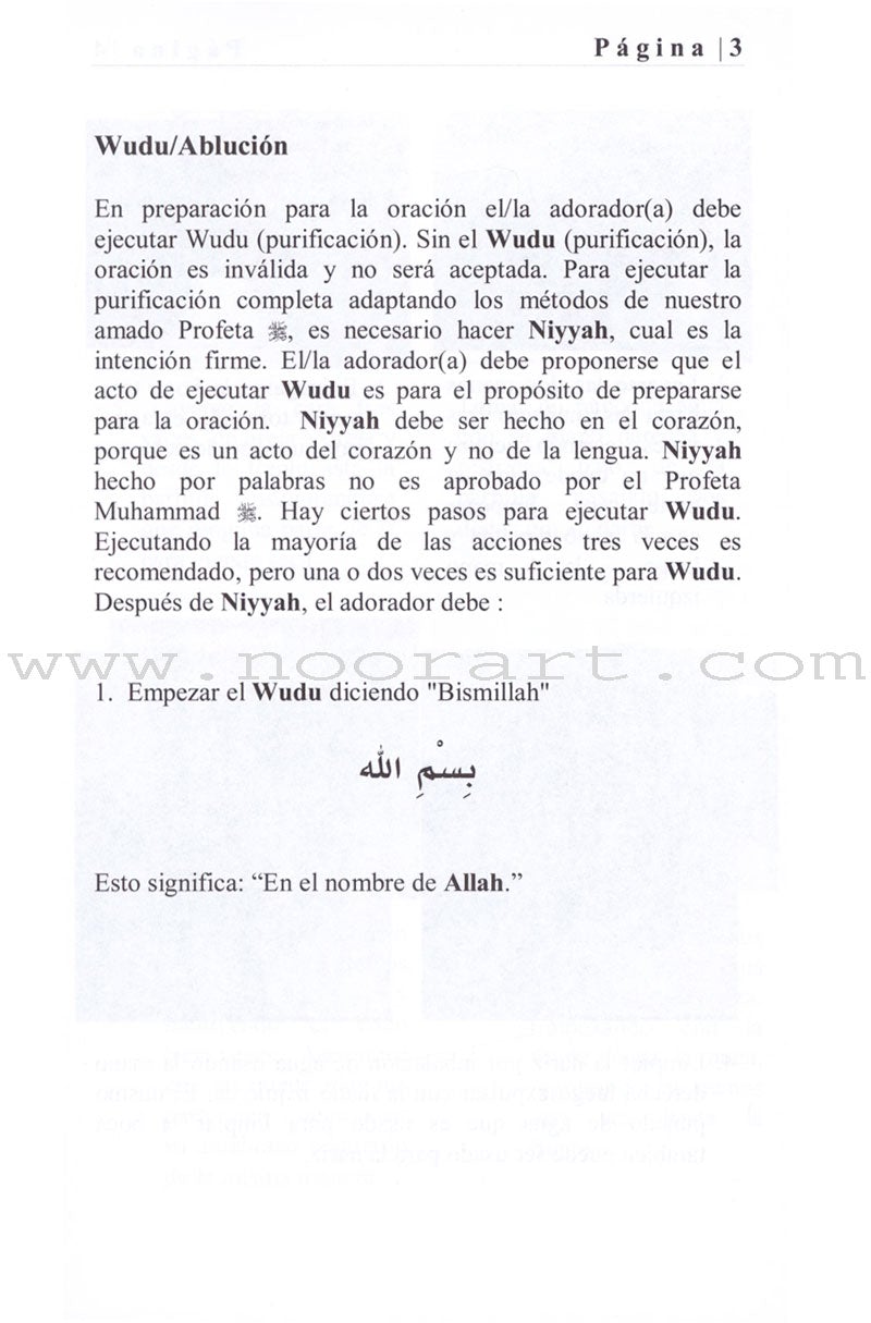Hacer Wudu & Salaah Como El Profeta (S) [Wudu & Salaah Like the Prophet (S)] - Spanish