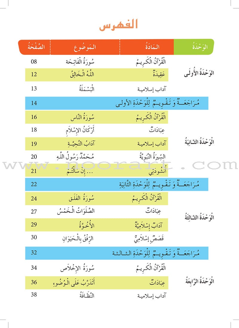 Al Amal Series - Islamic Education: Level 1 سلسلة الأمل التربية الإسلامية