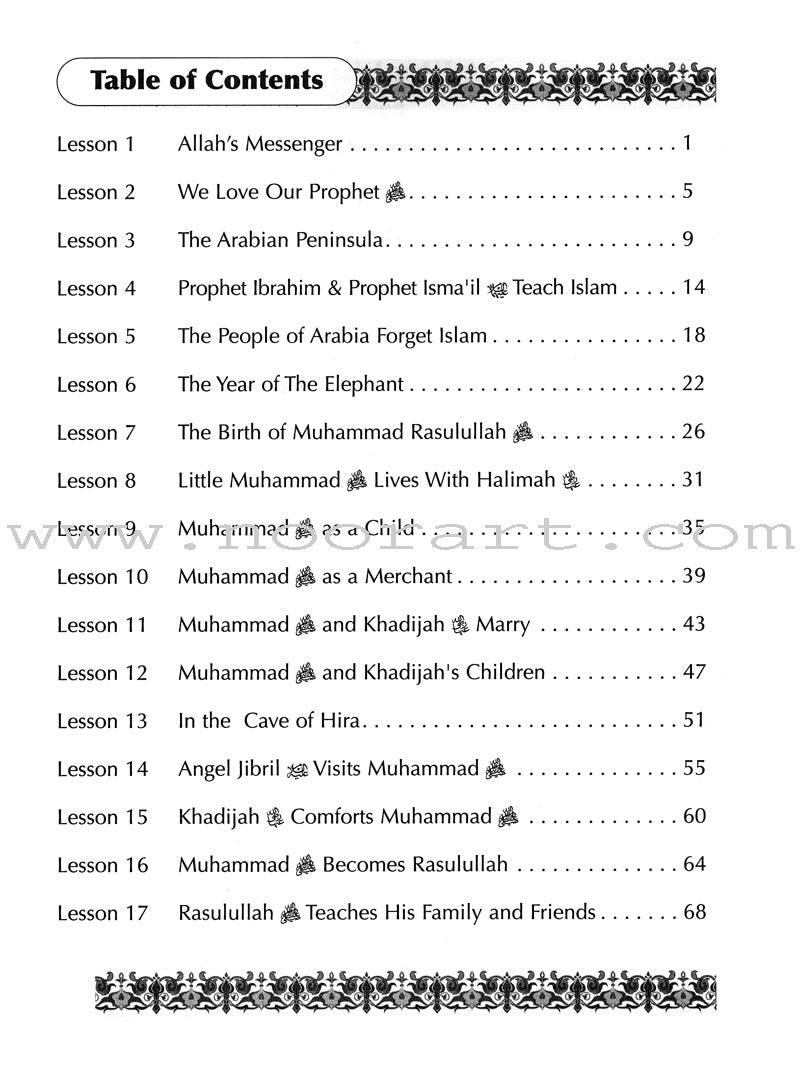 Our Prophet Muhammad(s) Workbook: Grade 2 (Life in Makkah)
