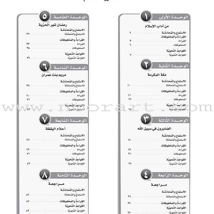 ICO Learn Arabic Workbook: Level 8, Part 1 تعلم العربية