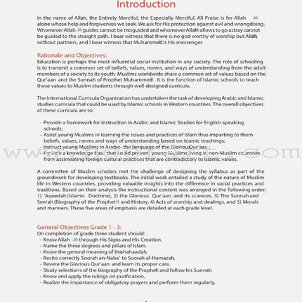ICO Islamic Studies Teacher's Manual: Grade 6, Part 2