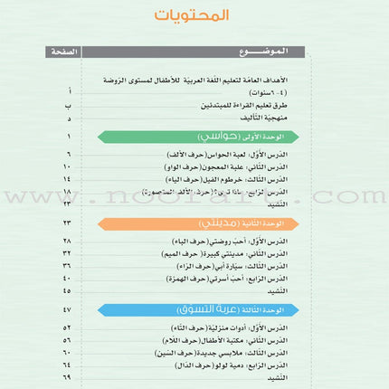 ICO Learn Arabic Teacher's Guide: KG2 (5-6 Years) تعلم العربية