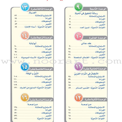 ICO Learn Arabic Textbook: Level 9, Part 2 (With Online Access Code) تعلم العربية