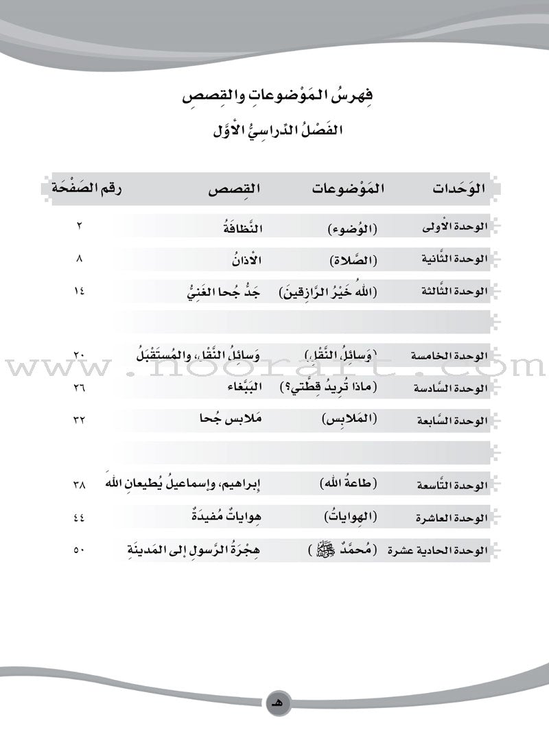 ICO Learn Arabic Workbook: Level 5, Part 1 تعلم العربية