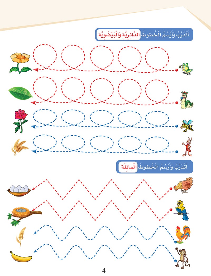 Arabic Sanabel Handwriting level 1: سنابل المهارات الكتابية المستوى الأول