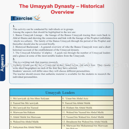 ICO Islamic Studies Teacher's Manual: Grade 10, Part 2