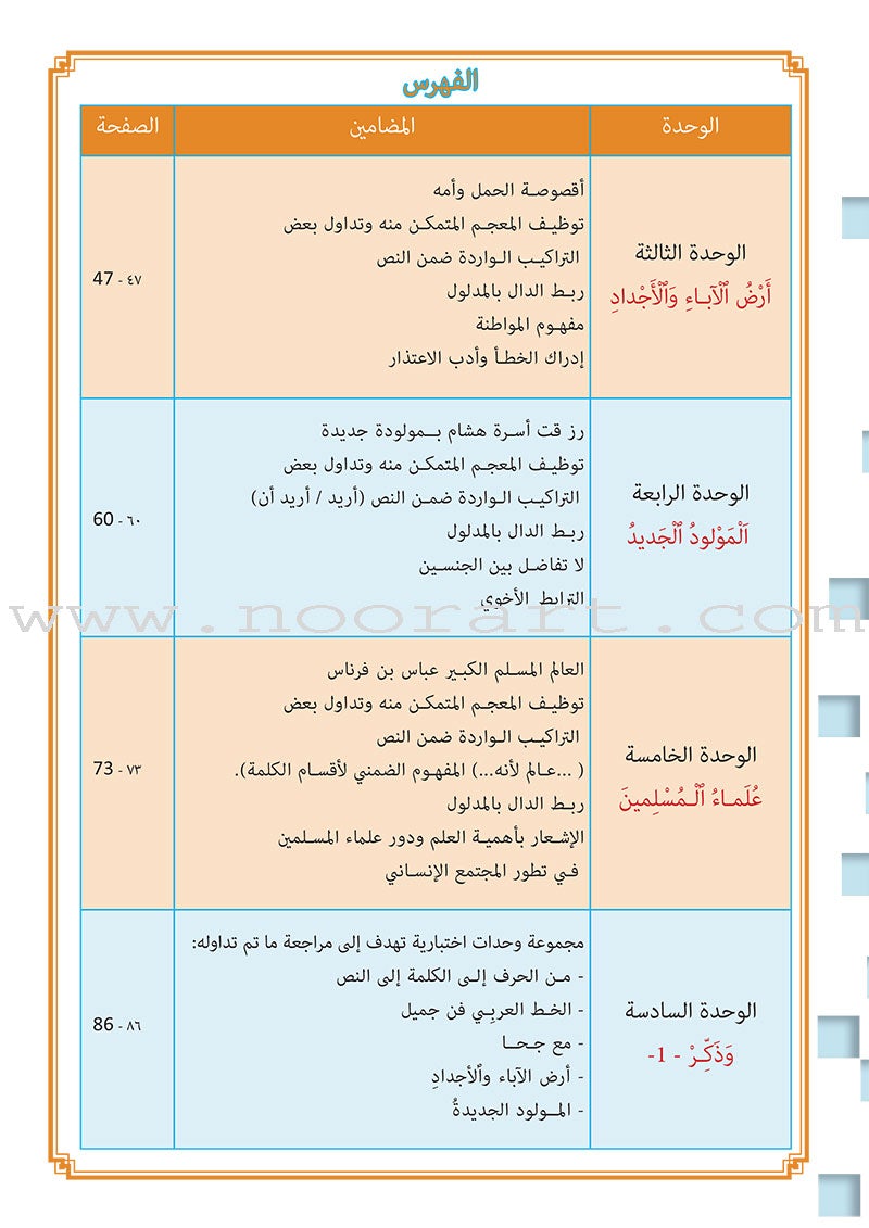 Sabeel for Arabic Education - Textbook: Level 4 السبيل: إلى التربية و التعليم- المستوى الرابع