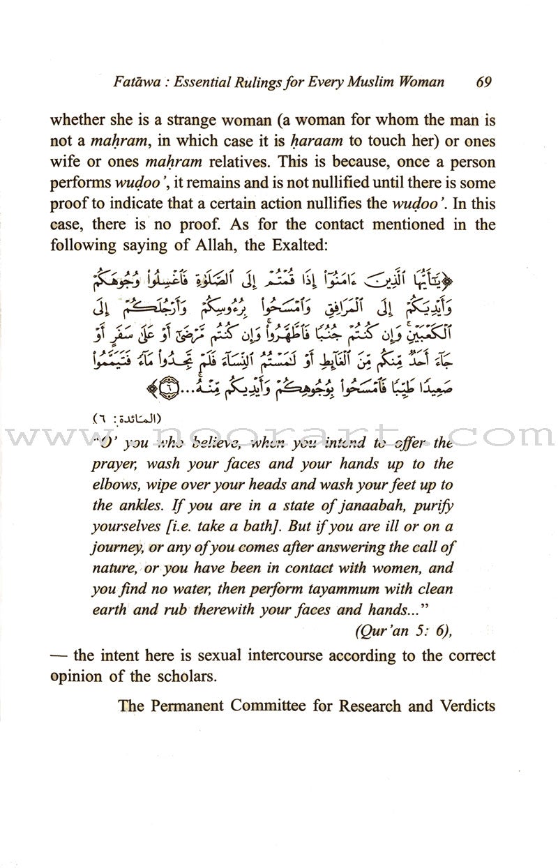 Fatâwa Essential Rulings for Every Muslim Woman