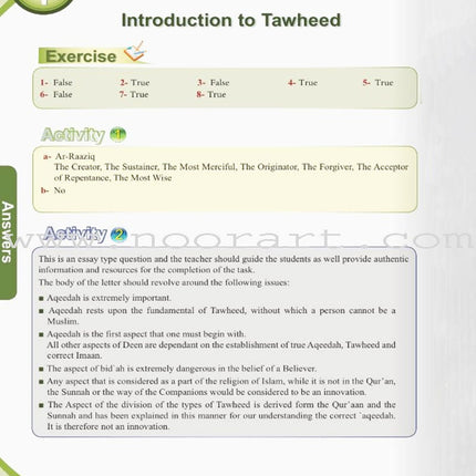 ICO Islamic Studies Teacher's Manual: Grade 7, Part 1