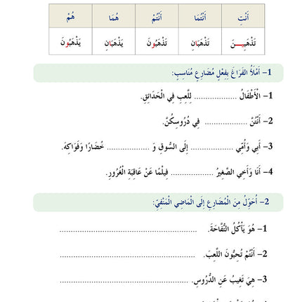 In The Arabic Language Garden Simplified Grammar: Level 6 في حديقة اللغة العربية كتاب القواعد المبسطة