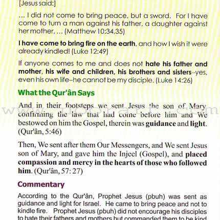 Christianity and Islam According To the Bible and the Quran