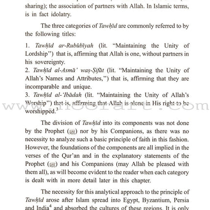 The Fundamentals of Tawheed (Islamic Monotheism, Hardcover) شرح مبادىء التوحيد