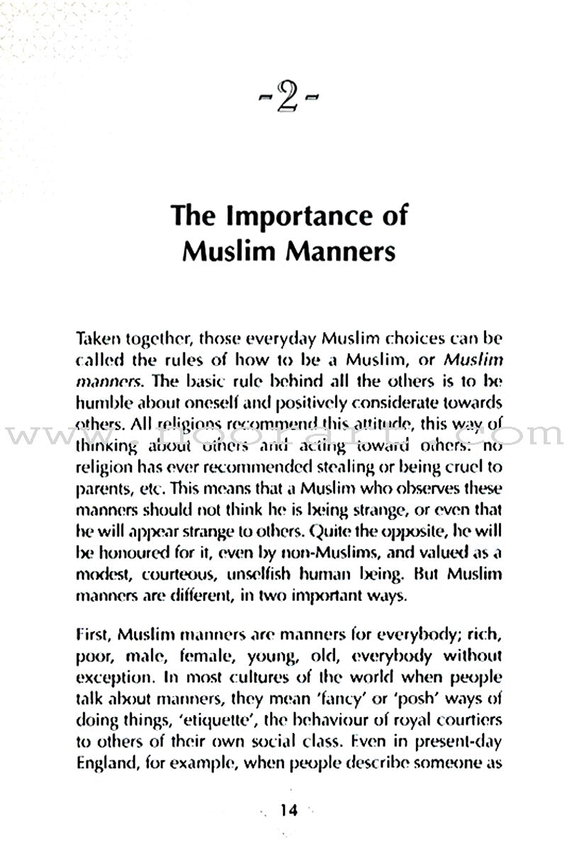 Muslim Manners