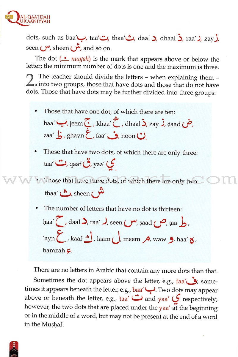 Al-Qaa'idah Al-Qur'aaniyyah, An Introduction to Tajweed