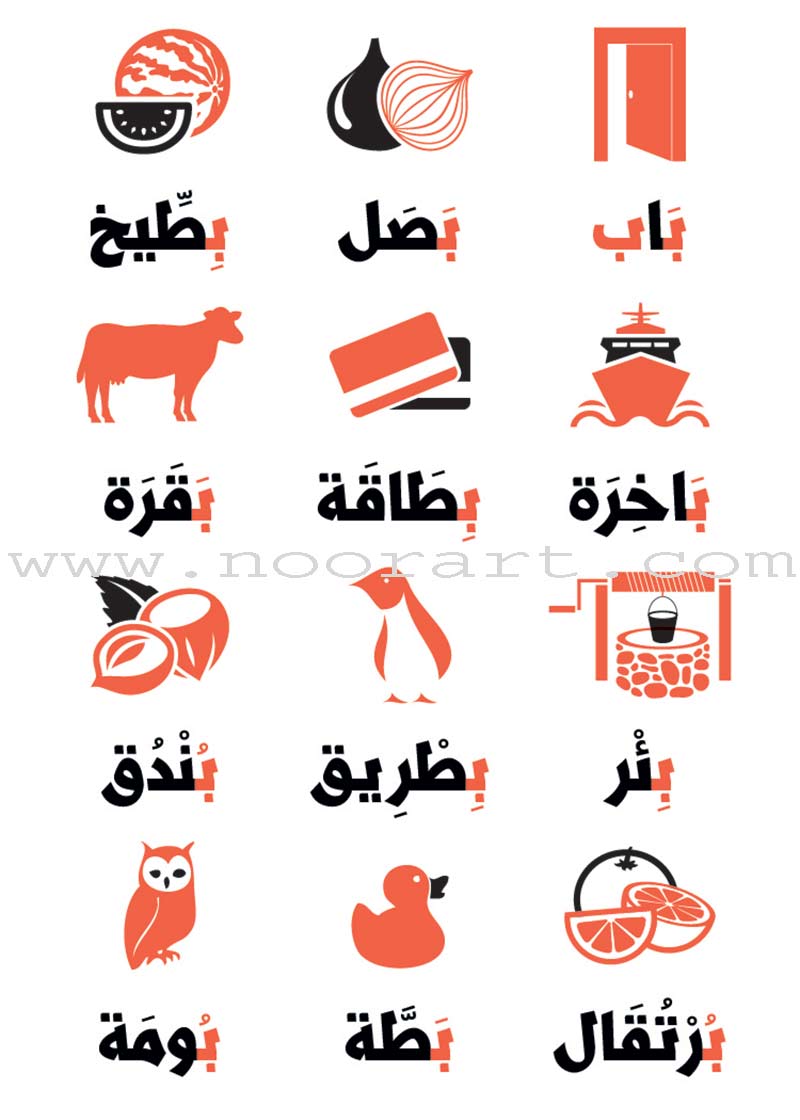 Arabic Letter Flashcards (28 Cards) الحروف العربية