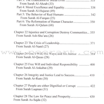 The Mission and Destiny of Humankind: An Exercise in Understanding the Qur'an