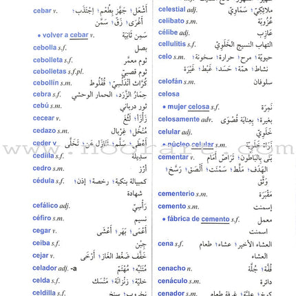 El Motkan Junior Dictionary Spanish-Arabic