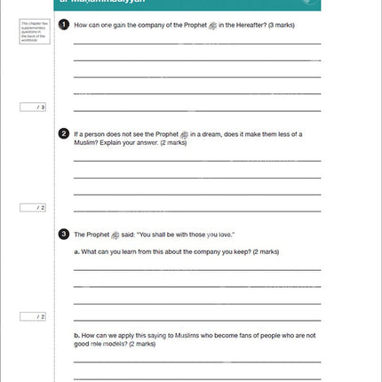 Safar Islamic Studies Workbook: Level 8