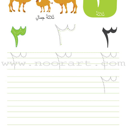 Wipe-Clean Arabic Numbers