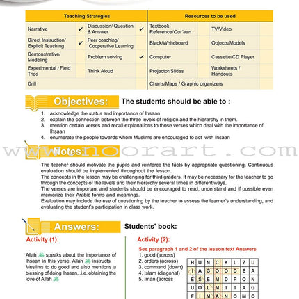 ICO Islamic Studies Teacher's Manual: Grade 3 (Light Edition)