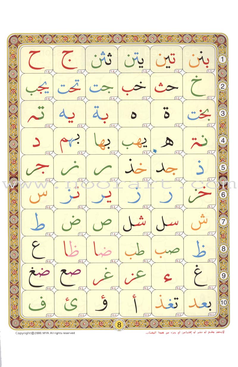 Noorani Qa'idah: Master Reading the Qur'an (Arabic & English, Size (5.5" x 8.5")) القواعد النورانية