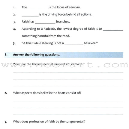 Islamic Studies: Grade 8