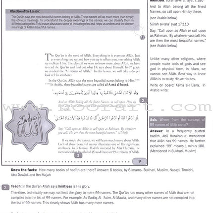 Weekend Learning Islamic Studies: Teacher Guide Level 8 (With USB)