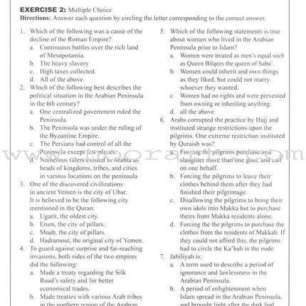 Living Islam Worksheets - Prophet of Mercy: Part 3 (10th Grade)