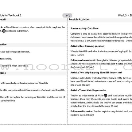 Safar Teacher's Guide for Islamic Studies: Level 2