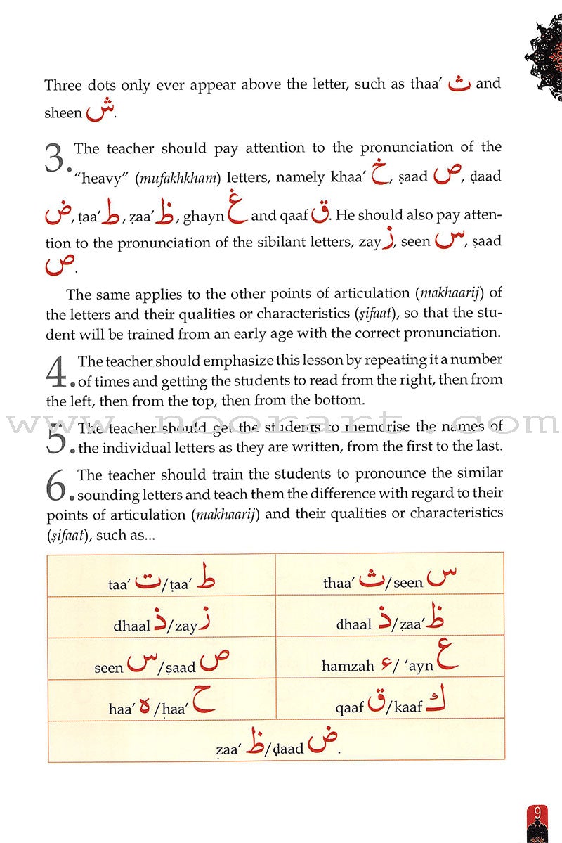 Al-Qaa'idah Al-Qur'aaniyyah, An Introduction to Tajweed