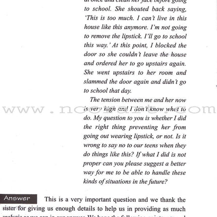 Answers to Frequently Asked Questions on Parenting: Part 3