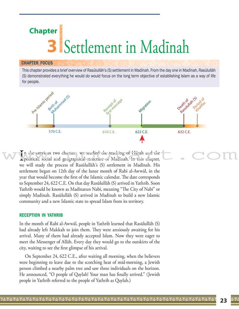 Life of Rasulullah (S.) Madinah Period