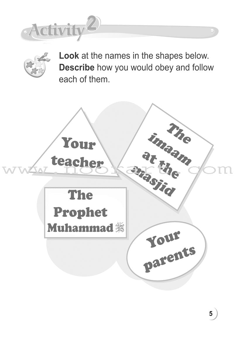 ICO Islamic Studies Workbook: Grade 2, Part 1