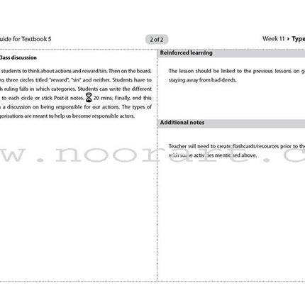 Safar Teacher's Guide for Islamic Studies: Level 5